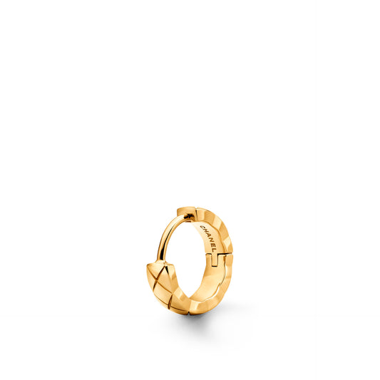 CHANEL COCO CRUSH SINGLE MINI HOOP QUILTED MOTIF MINI VERSION