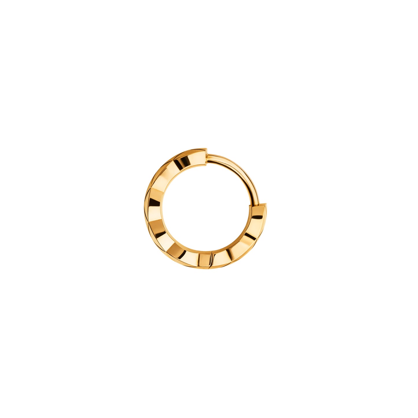 CHANEL COCO CRUSH SINGLE MINI HOOP QUILTED MOTIF MINI VERSION