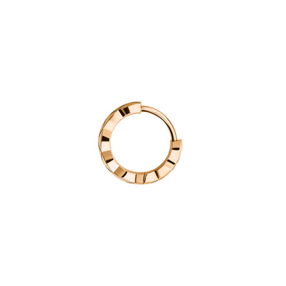 CHANEL COCO CRUSH SINGLE MINI HOOP QUILTED MOTIF