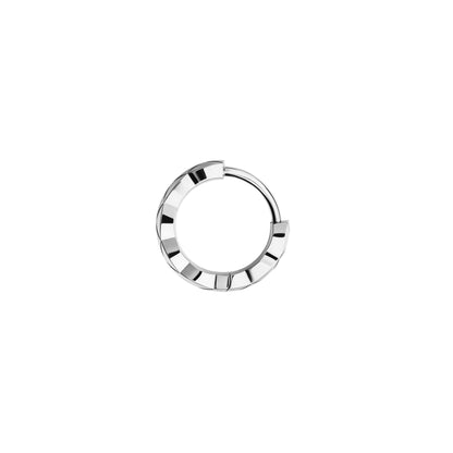 CHANEL COCO CRUSH SINGLE MINI HOOP QUILTED MOTIF