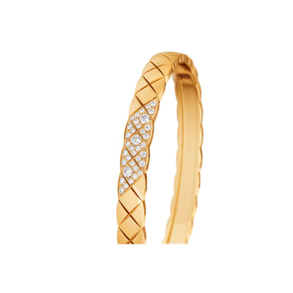 CHANEL COCO CRUSH BRACELET, QUILTED MOTIF