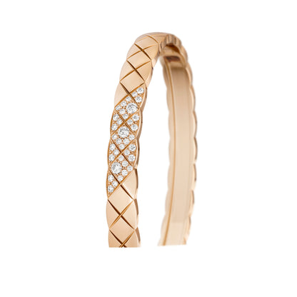 CHANEL COCO CRUSH BRACELET QUILTED MOTIF