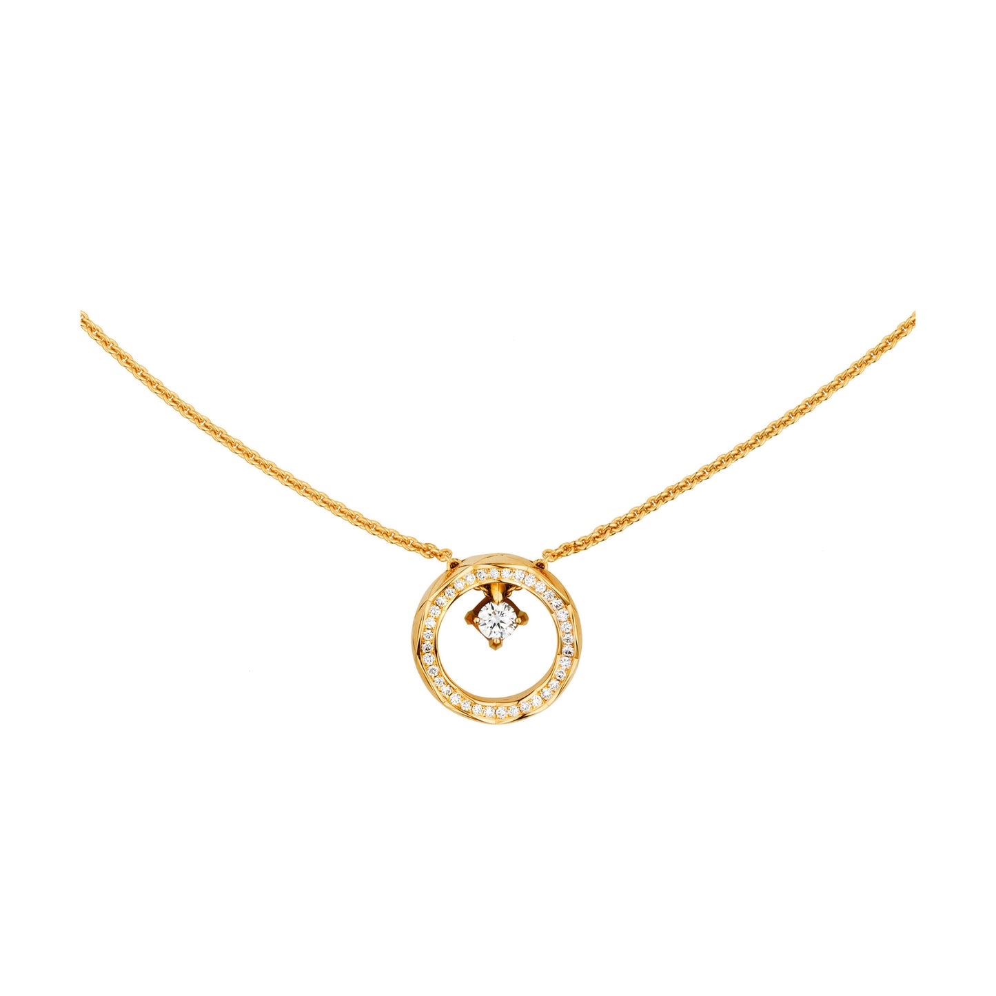 COCO NECKLACE QUILTED MOTIF