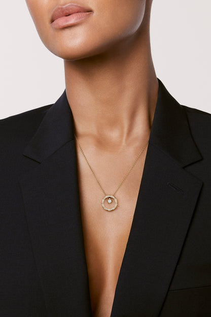 CHANEL COCO NECKLACE QUILTED MOTIF