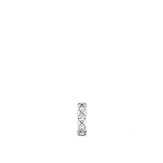 CHANEL COCO CRUSH SINGLE MINI HOOP QUILTED MOTIF MINI