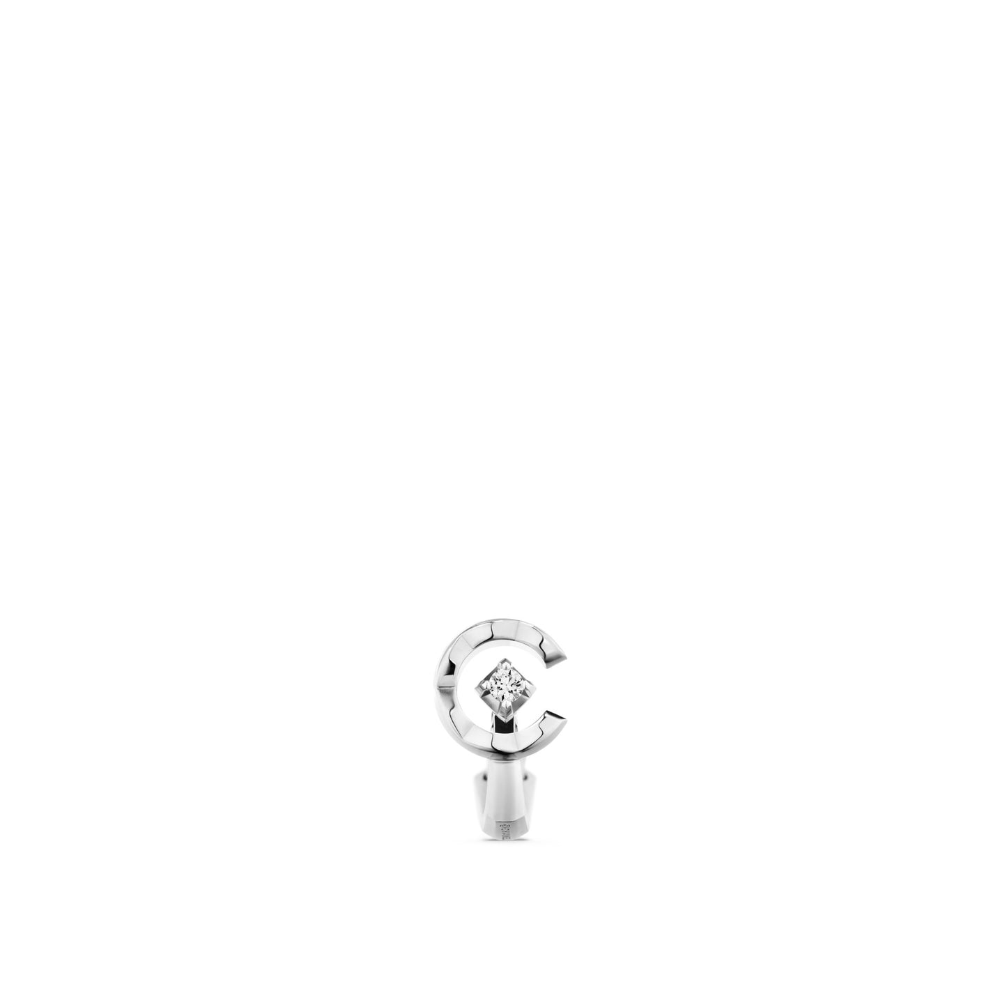 CHANEL COCO SINGLE EARRING CLIP QUILTED MOTIF