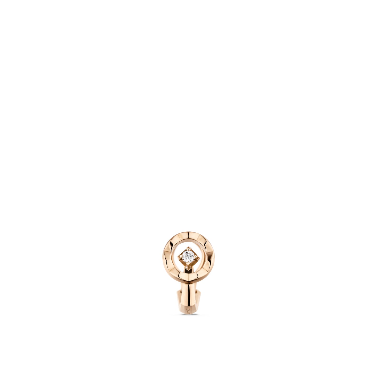 CHANEL COCO SINGLE EARRING CLIP QUILTED MOTIF
