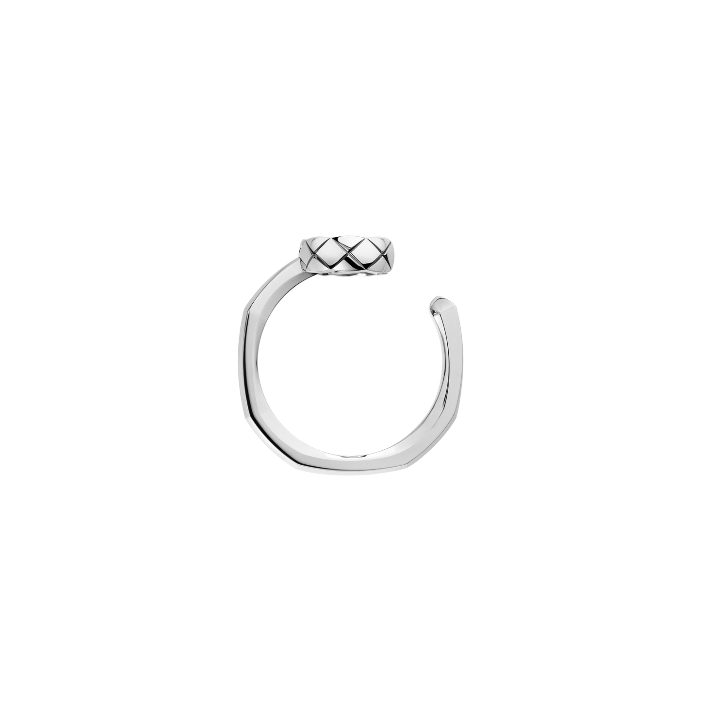 CHANEL COCO RING, QUILTED MOTIF