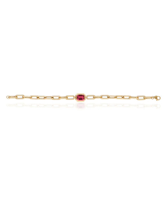 GOSHWARA 18KY CHAIN LINK BRACELET