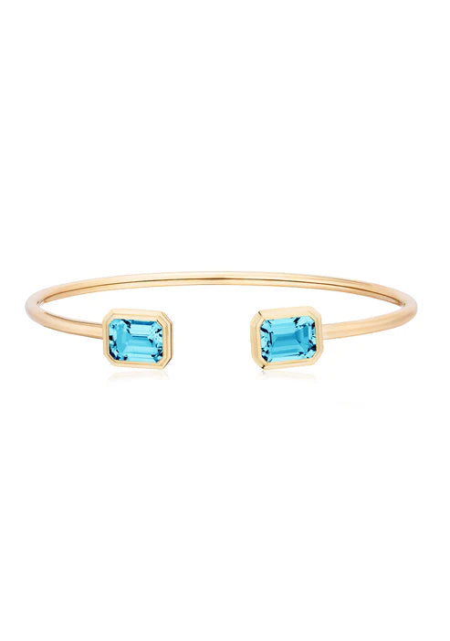 GOSHWARA 18KY OPEN EDGE BRACELET