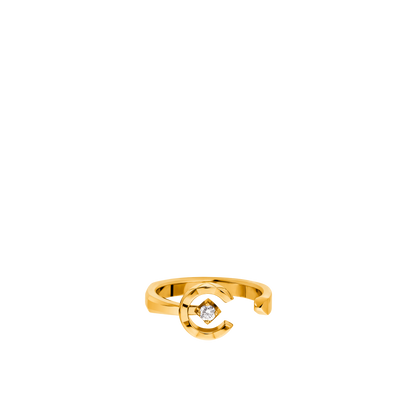 CHANEL COCO RING, QUILTED MOTIF