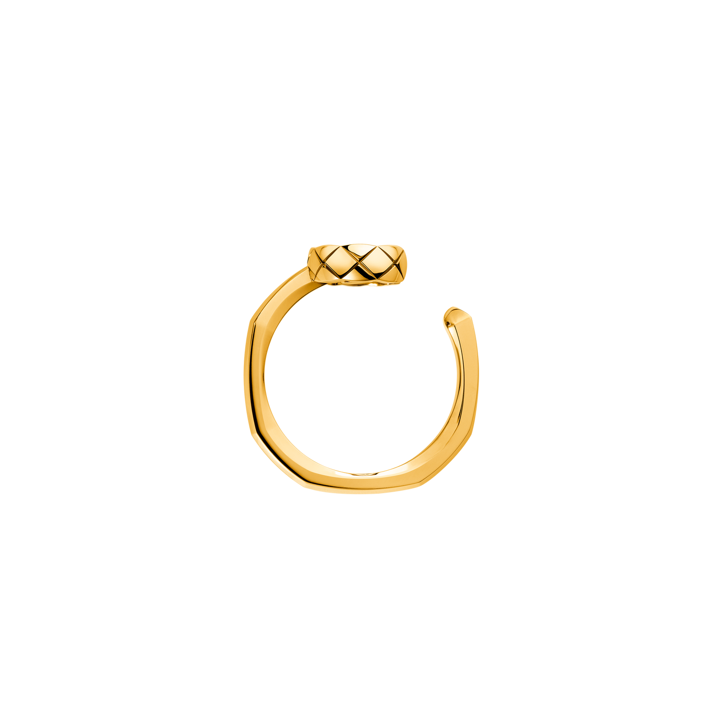 CHANEL COCO RING, QUILTED MOTIF