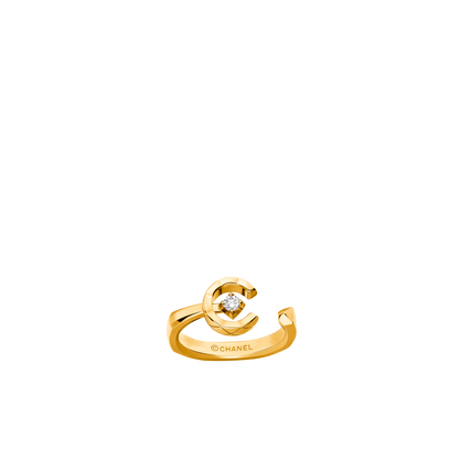 CHANEL COCO RING, QUILTED MOTIF