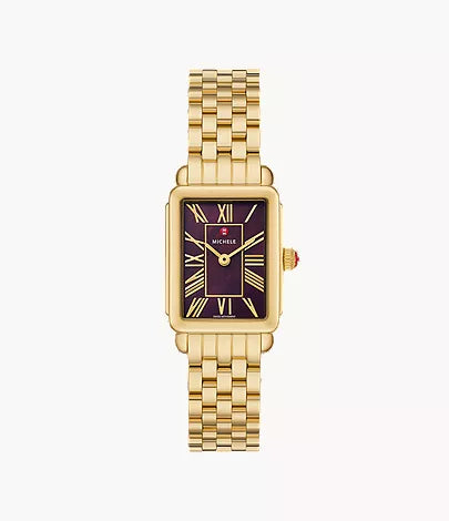 18K GOLD-PLATED DECO PARK WATCH