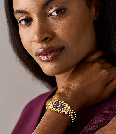 18K GOLD-PLATED DECO PARK WATCH