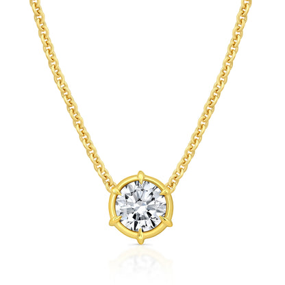 RAHAMINOV 18KY ROUND DIAMOND NECKLACE