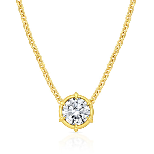 RAHAMINOV 18KY ROUND DIAMOND NECKLACE