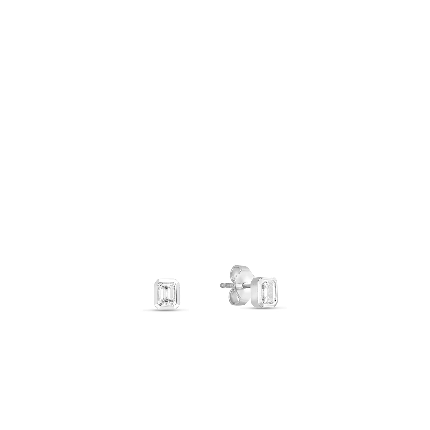 18KW DIAMOND STUD EARRINGS