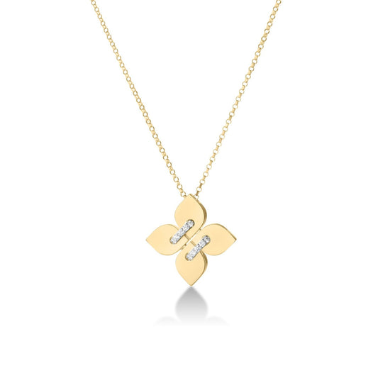 18KY DIAMOND VP FILO PENDANT