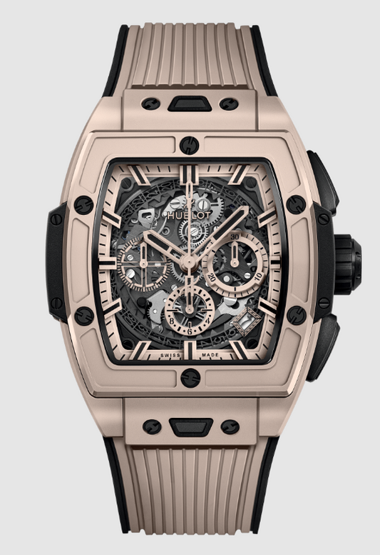42MM SPIRIT OF BIG BANG BEIGE CERAMIC CHRONO