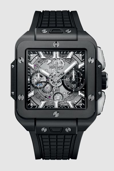 42MM CERAMIC SQUARE BANG UNICO BLACK MAGIC