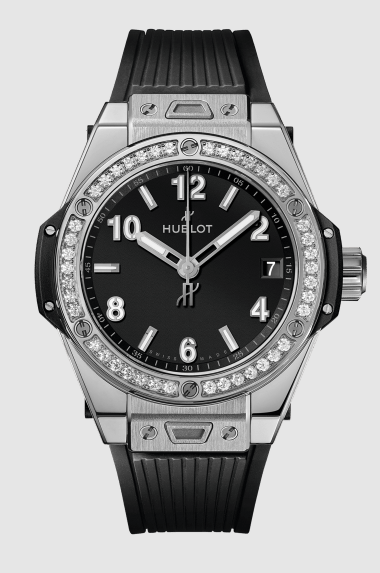 39MM BIG BANG ONE CLICK STEEL DIAMONDS