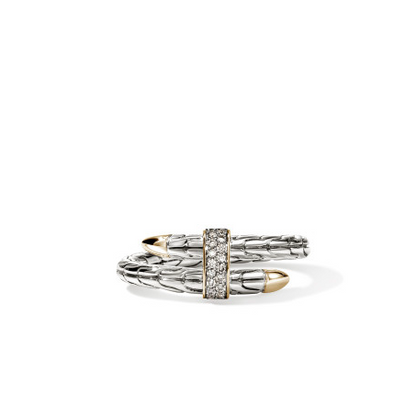 SS/14KY SPEAR DIAMOND RING
