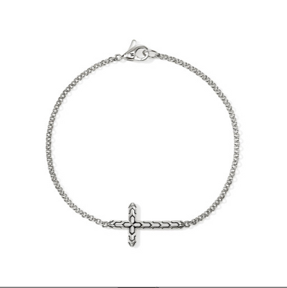 SS JH ESSENTIALS CROSS BRACELET