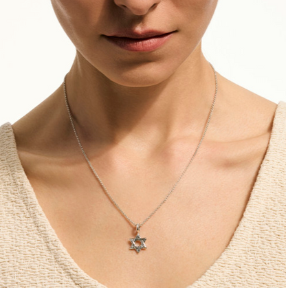 SS JH ESSENTIALS STAR OF DAVID NECKLACE