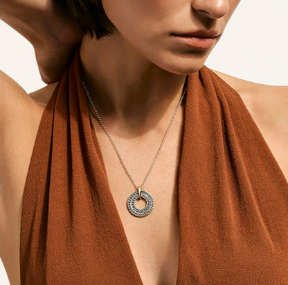 SS/14KY ICON LINK PENDANT NECKLACE
