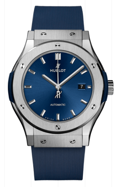 42MM CLASSIC FUSION TITANIUM BLUE
