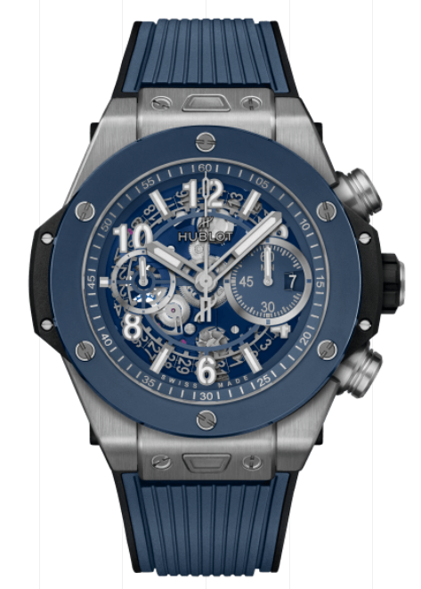 44MM BIG BANG UNICO TITANIUM BLUE CERAMIC