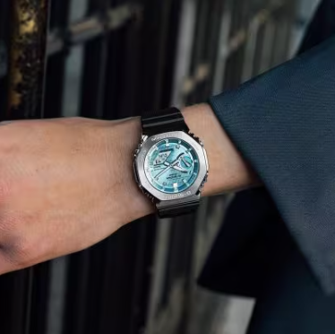 G-STEEL 2100 SERIES BLUE DIAL