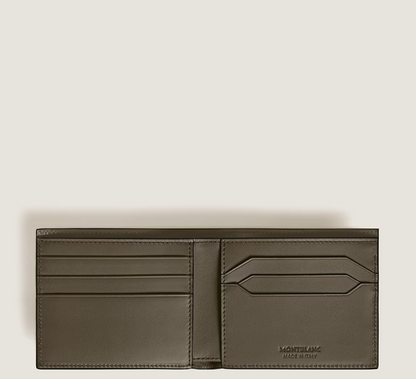 MONTBLANC 6CC WALLET IN KHAKI EXTREME LEATHER