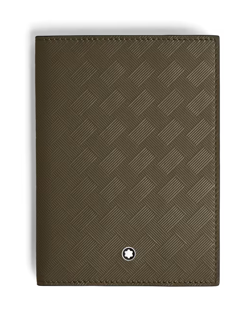 MONTBLANC PASSPORT HOLDER IN KHAKI EXTREME LEATHER