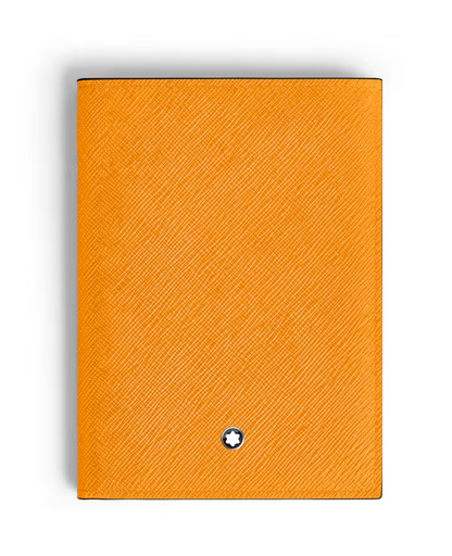 MONTBLANC PASSPORT HOLDER IN SAFFRON SARTORIAL LEATHER
