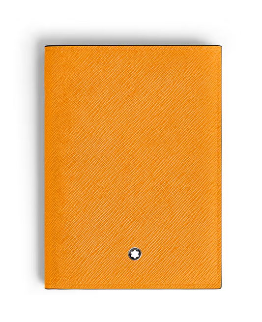 MONTBLANC PASSPORT HOLDER IN SAFFRON SARTORIAL LEATHER