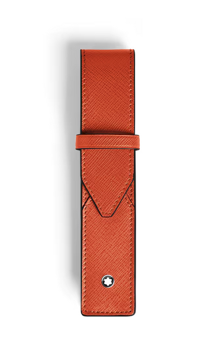 MONTBLANC ENVELOPE 1-PEN POUCH IN TANGERINE