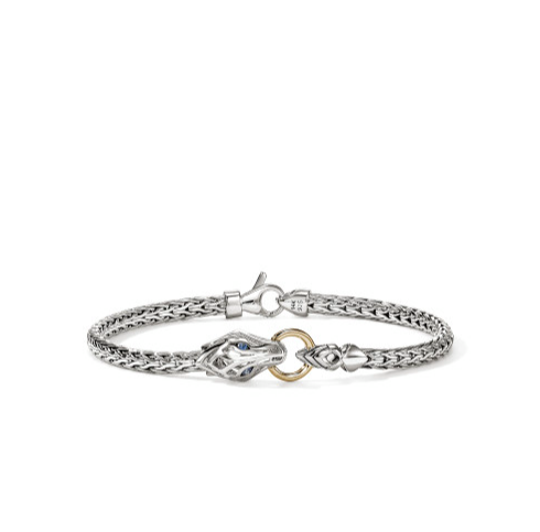 Naga Bracelet, Gold, Sterling Silver, 3.5MM
