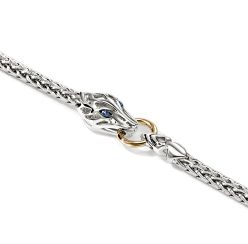 Naga Bracelet, Gold, Sterling Silver, 3.5MM