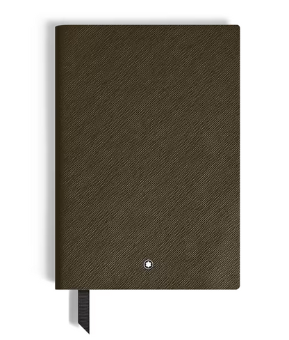 MONTBLANC MEDIUM NOTEBOOK IN KHAKI SARTORIAL LEATHER, LINED PAGES