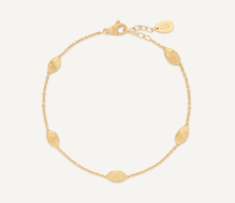 MARCO BICEGO 18KY SIVIGLIA SMALL BEAN BRACELET