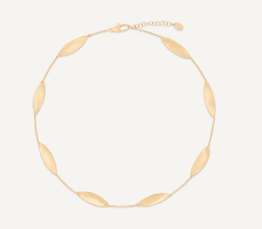 MARCO BICEGO 18KY LUNARIA STATION SHORT NECKLACE