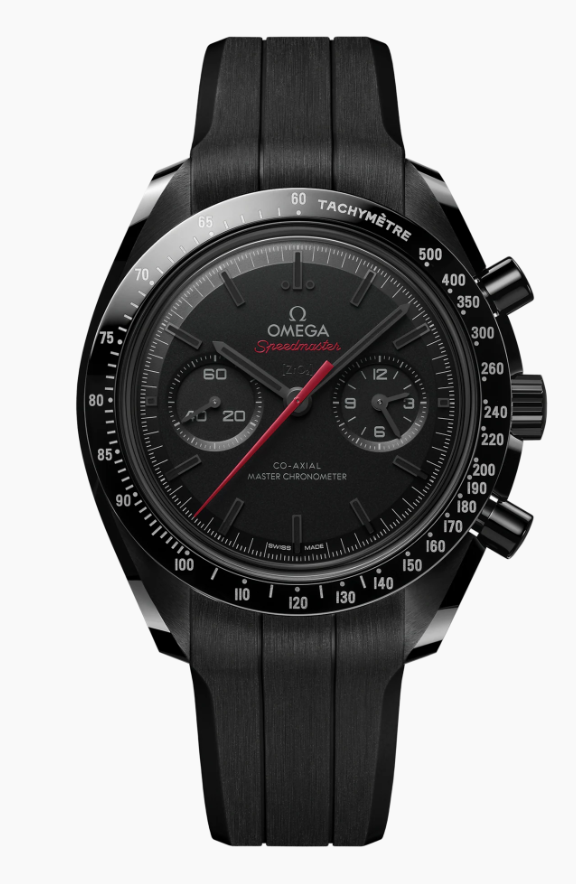 44.25MM BLACK CERAMIC SPEEDMASTER DARK SIDE OF THE MOON