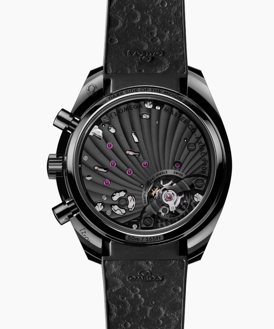 44.25MM BLACK CERAMIC SPEEDMASTER DARK SIDE OF THE MOON