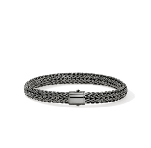 Icon Bracelet, Dark Silver, 7.5MM
