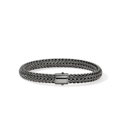 Icon Bracelet, Dark Silver, 7.5MM