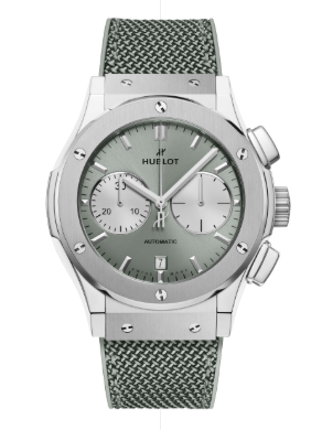 45MM CLASSIC FUSION CHRONOGRAPH TITANIUM SAGE GREEN