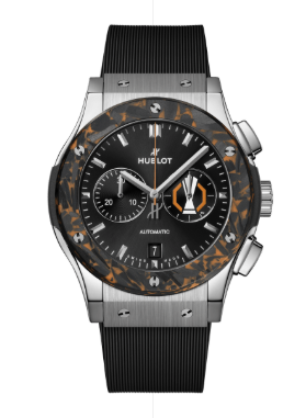 42MM CLASSIC FUSION CHRONOGRAPH UEFA EUROPA LEAGUE TITANIUM CARBON - LIMITED EDITION