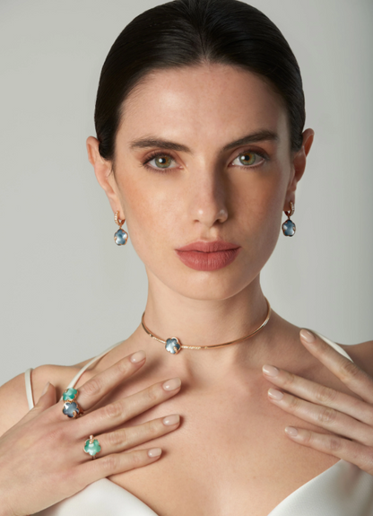 PASQUALE BRUNI 18KR PETIT JOLI LUNAR NIGHT BLUE CHOKER